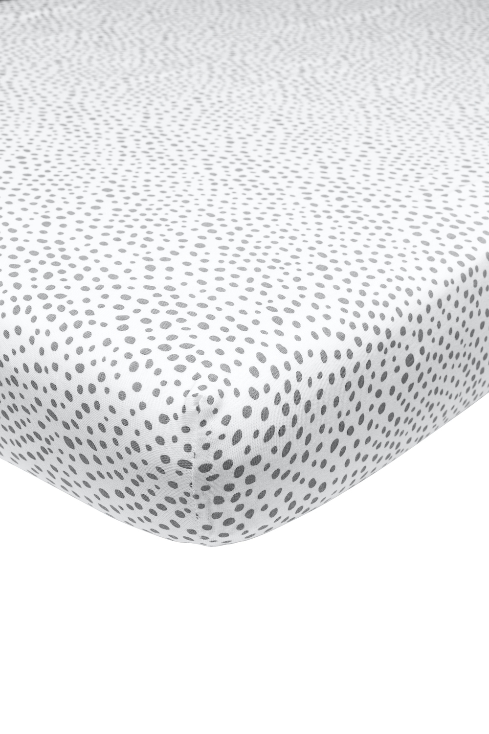 Hoeslaken eenpersoonsbed Cheetah - grey - 90x200cm