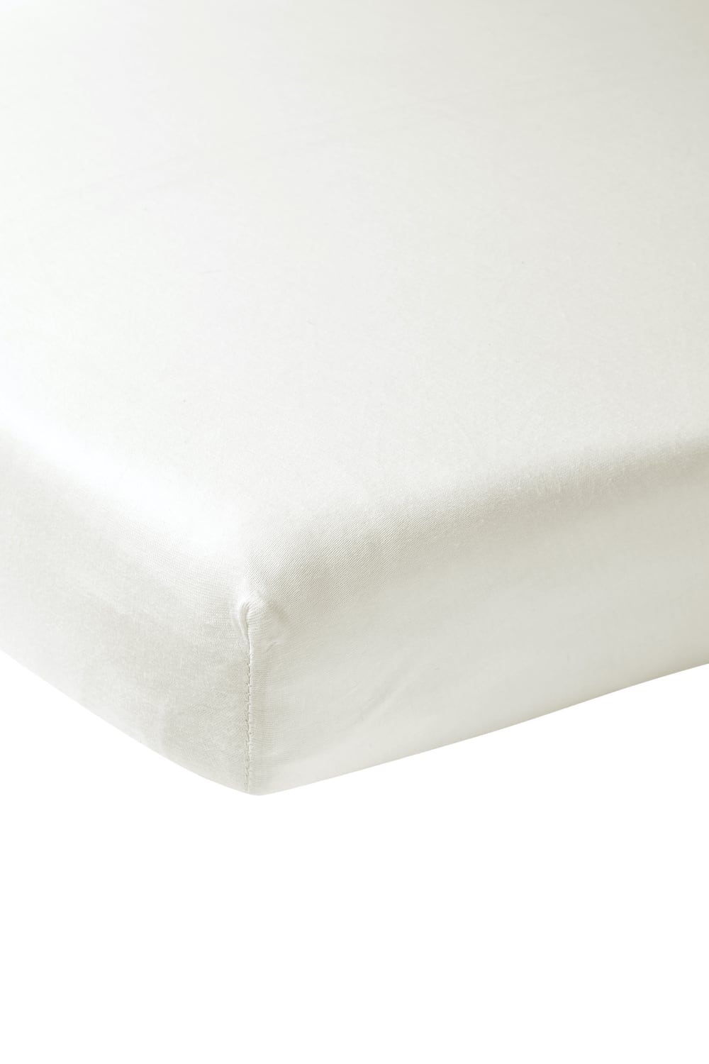 Hoeslaken 1-persoons Basic Jersey Warm White Hoeslaken 1-Pers (90x200cm)