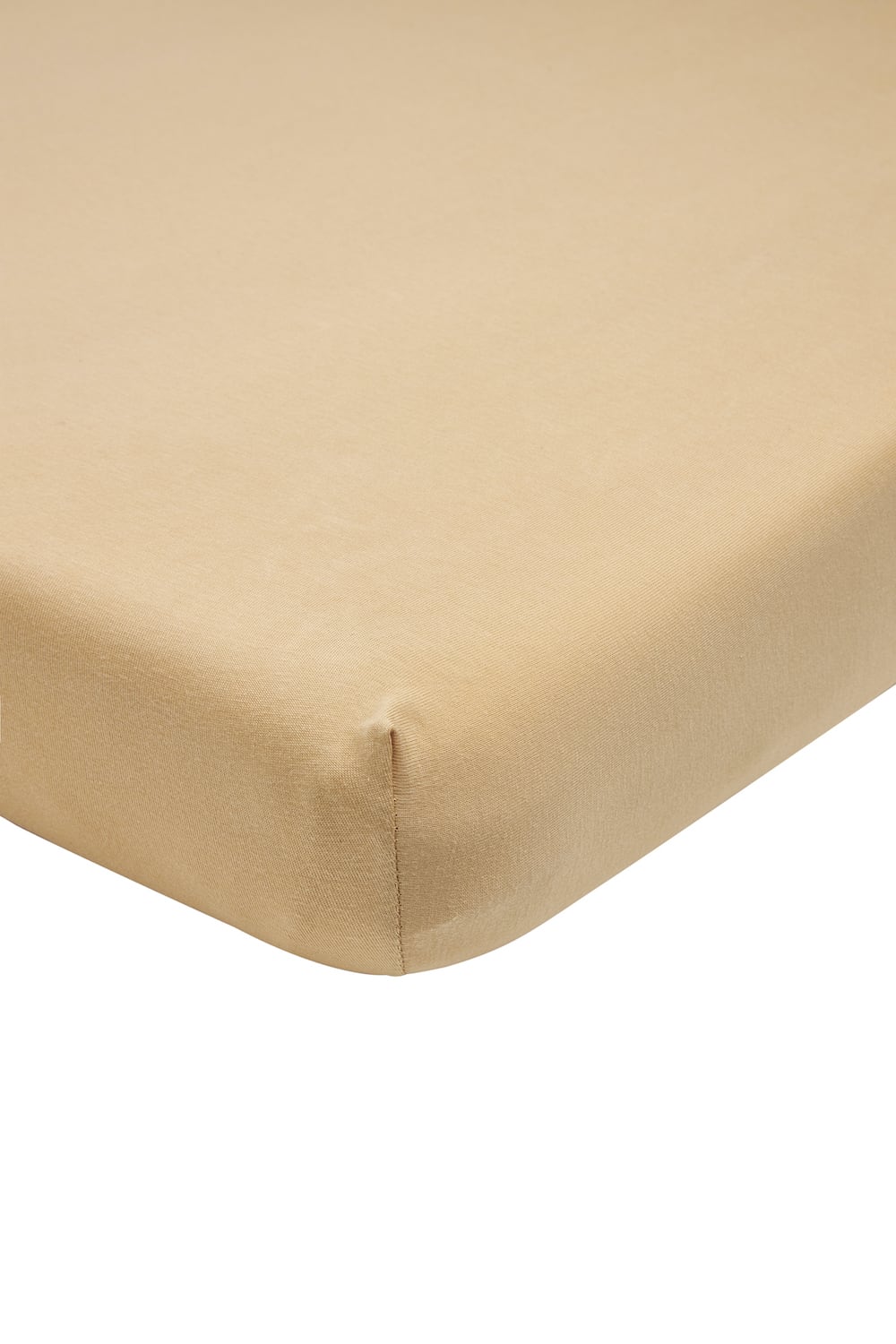 Hoeslaken 1-persoons Basic Jersey Warm Sand (90x210/220cm)
