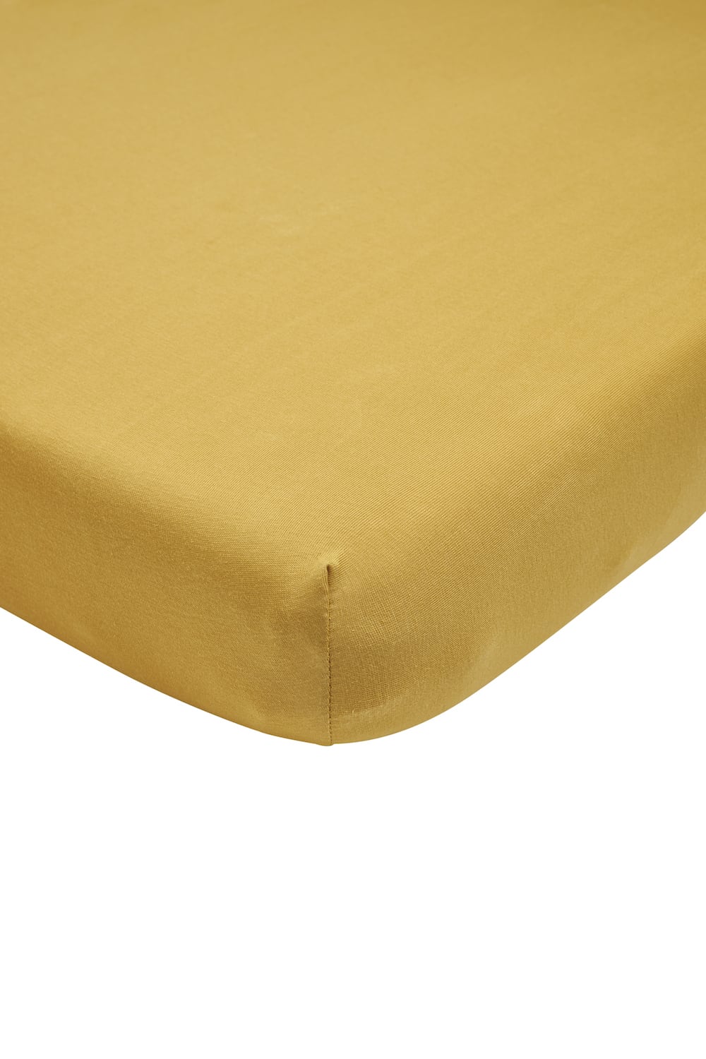 Hoeslaken 2-persoons Basic Jersey Honey Gold (160x210/220cm)
