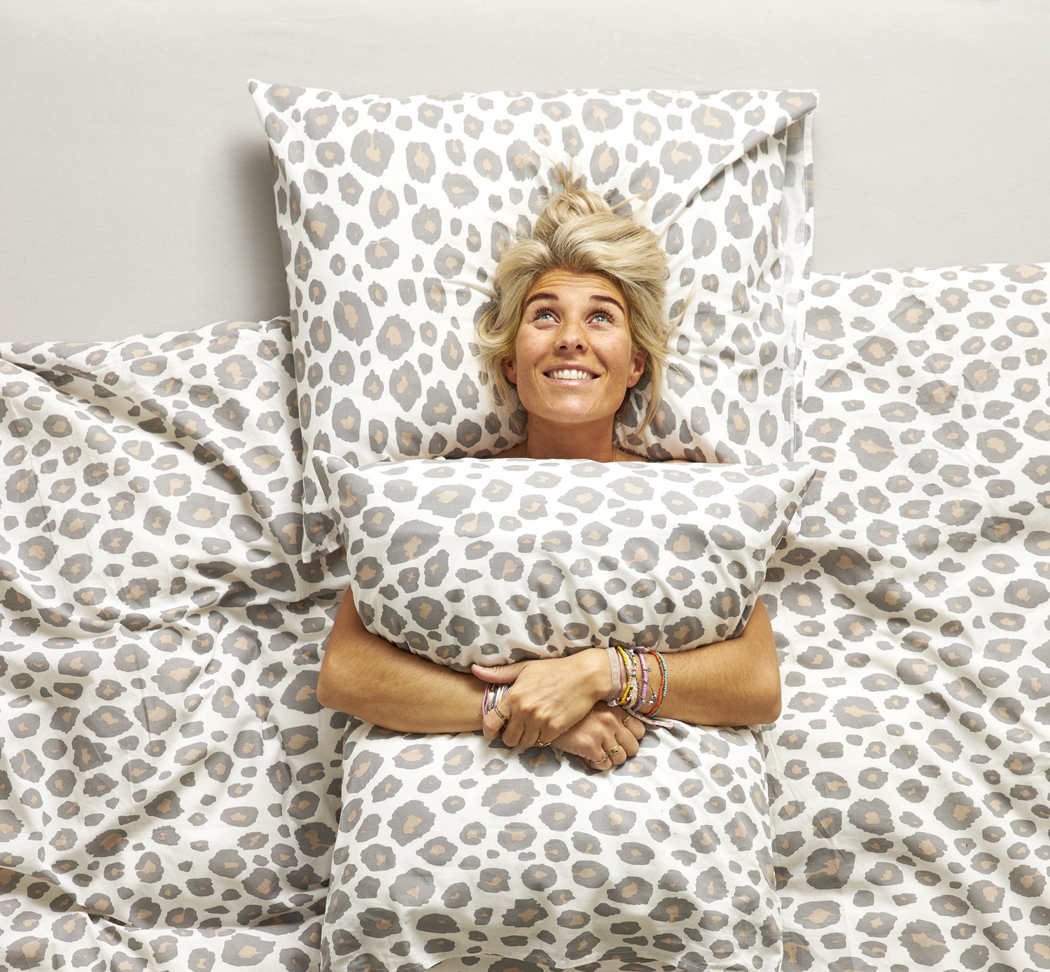Hoeslaken 2-persoons Basic Jersey Light Grey (140x200cm)