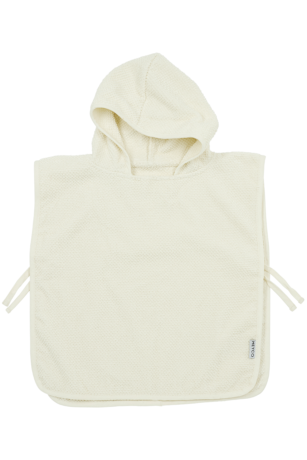 Badponcho Popcorn - natural - 1-3 jaar