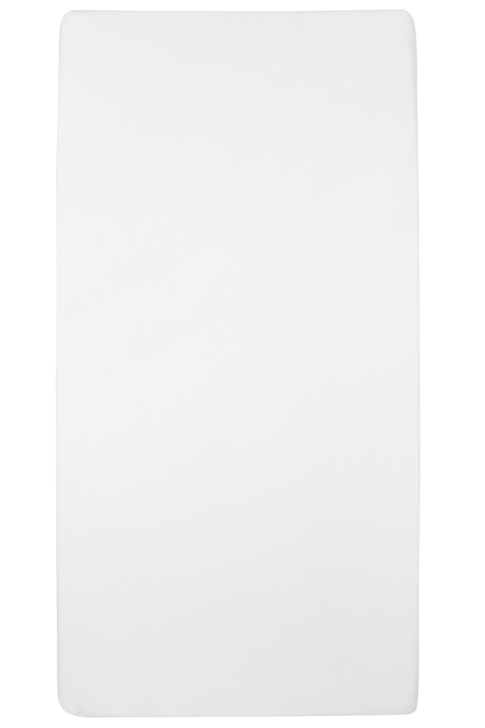 Hoeslaken twijfelaar Uni - white - 120x200cm