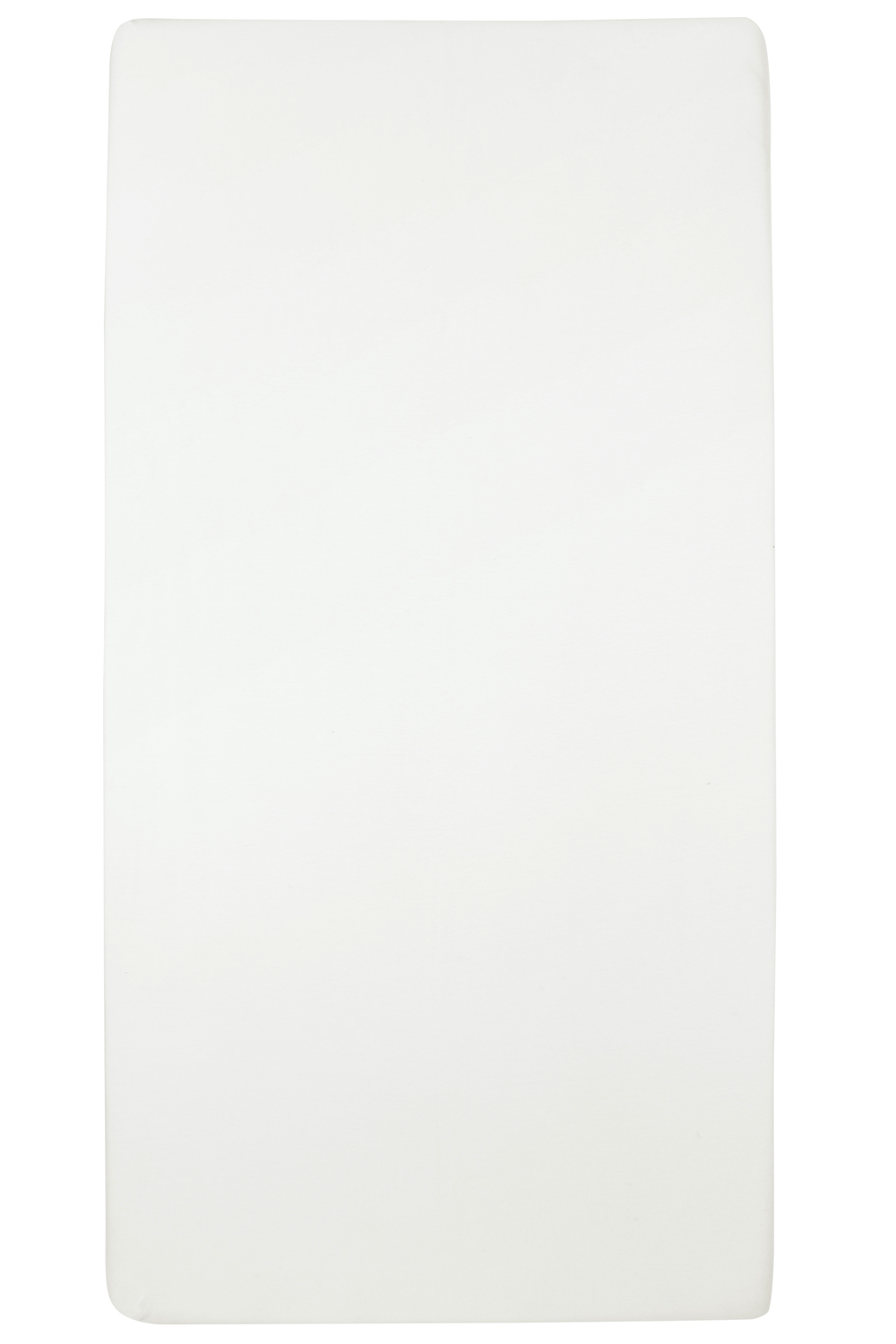 Hoeslaken tweepersoons Uni - warm white - 160x200cm