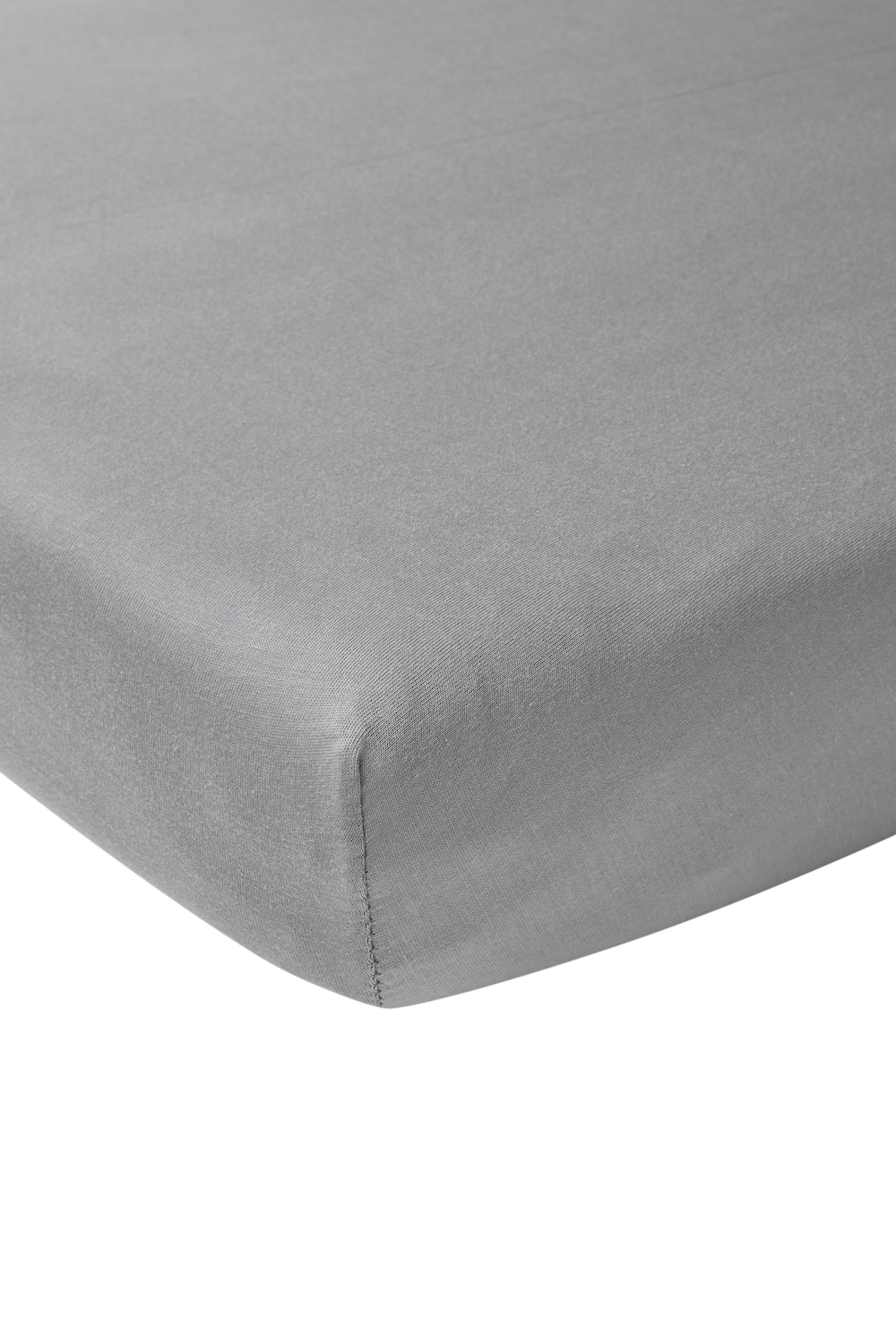 Hoeslaken tweepersoons Uni - grey - 180x210/220cm