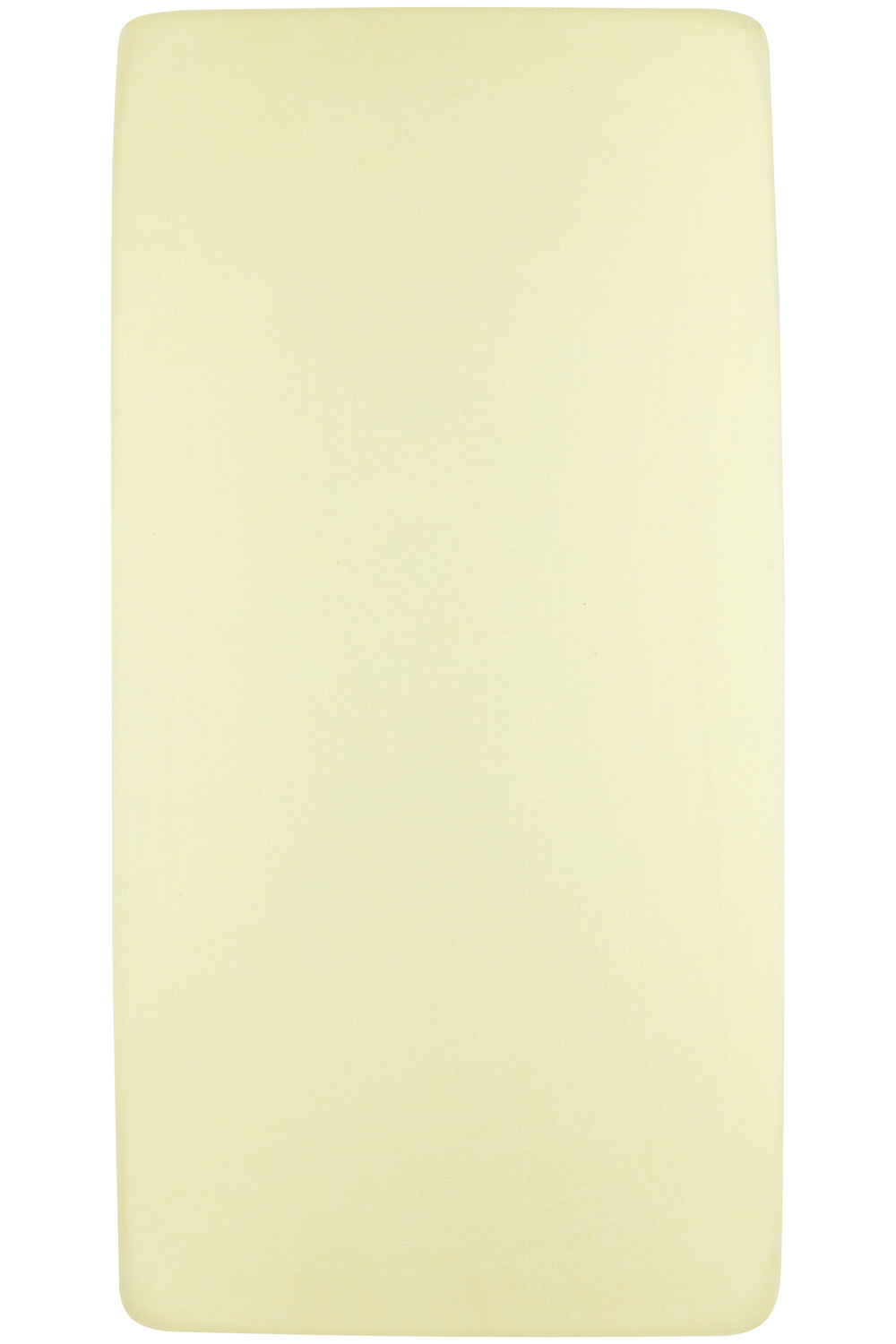 Hoeslaken juniorbed Uni - soft yellow - 70x140/150cm