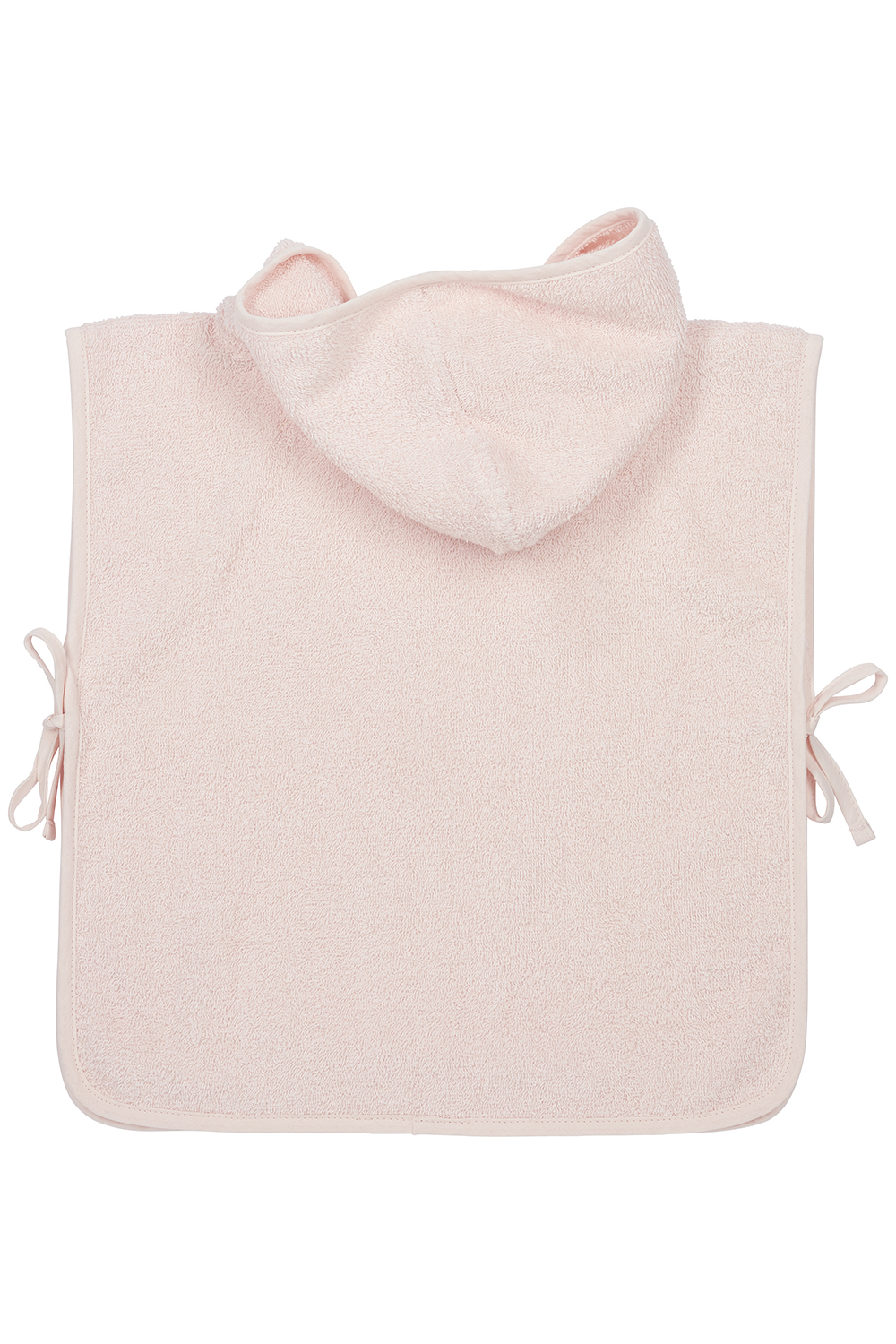 Badponcho badstof Uni - soft pink - 1-3 jaar