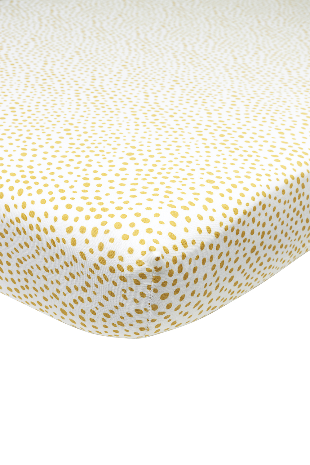 Hoeslaken eenpersoonsbed Cheetah - honey gold - 90x200cm