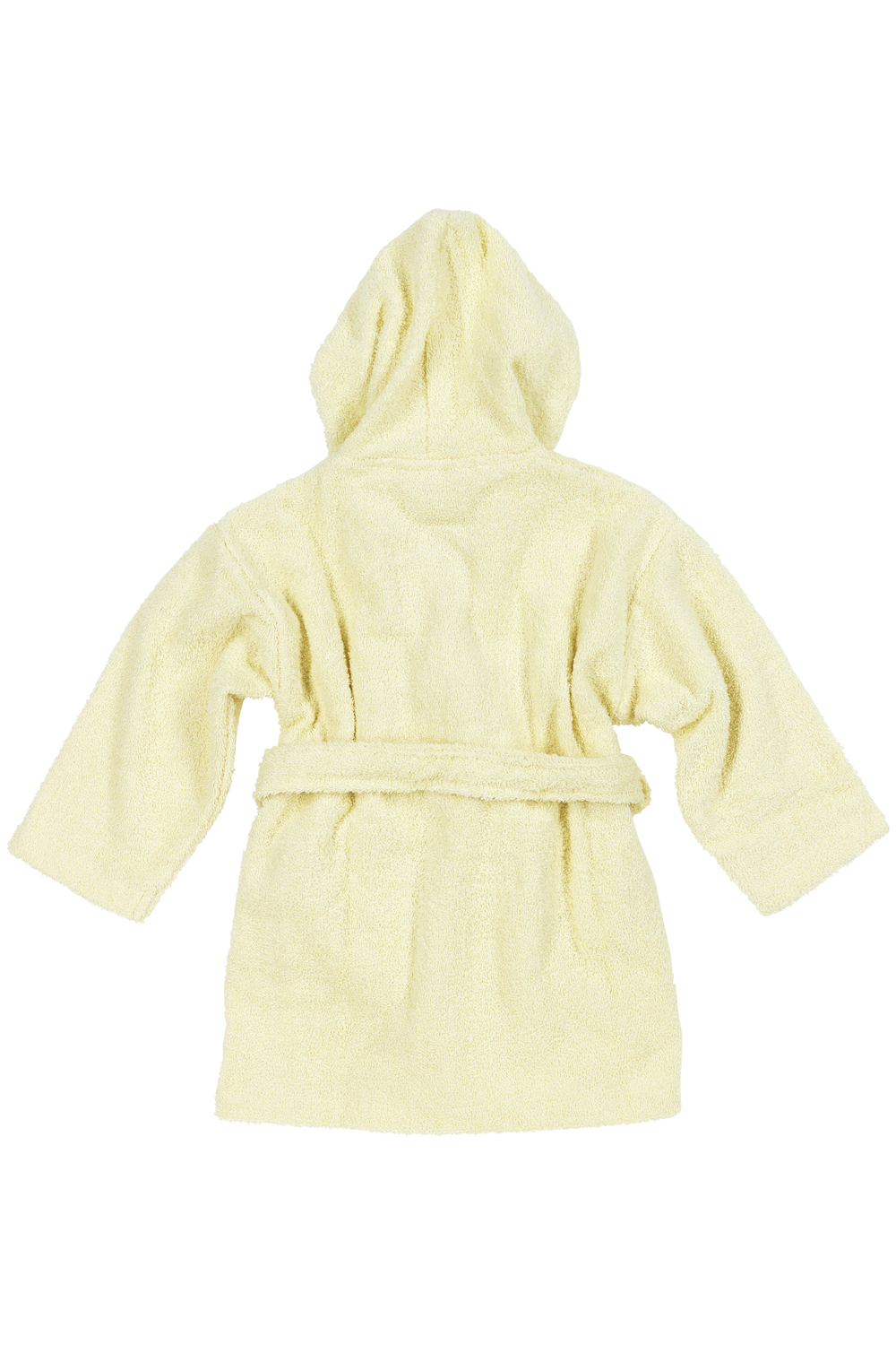 Badjas badstof Uni - soft yellow - 86/92