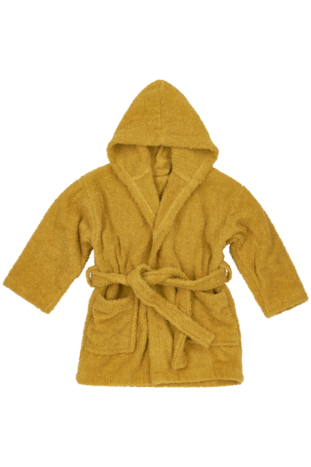 Badjas Basic Badstof - Honey Gold - 98/104