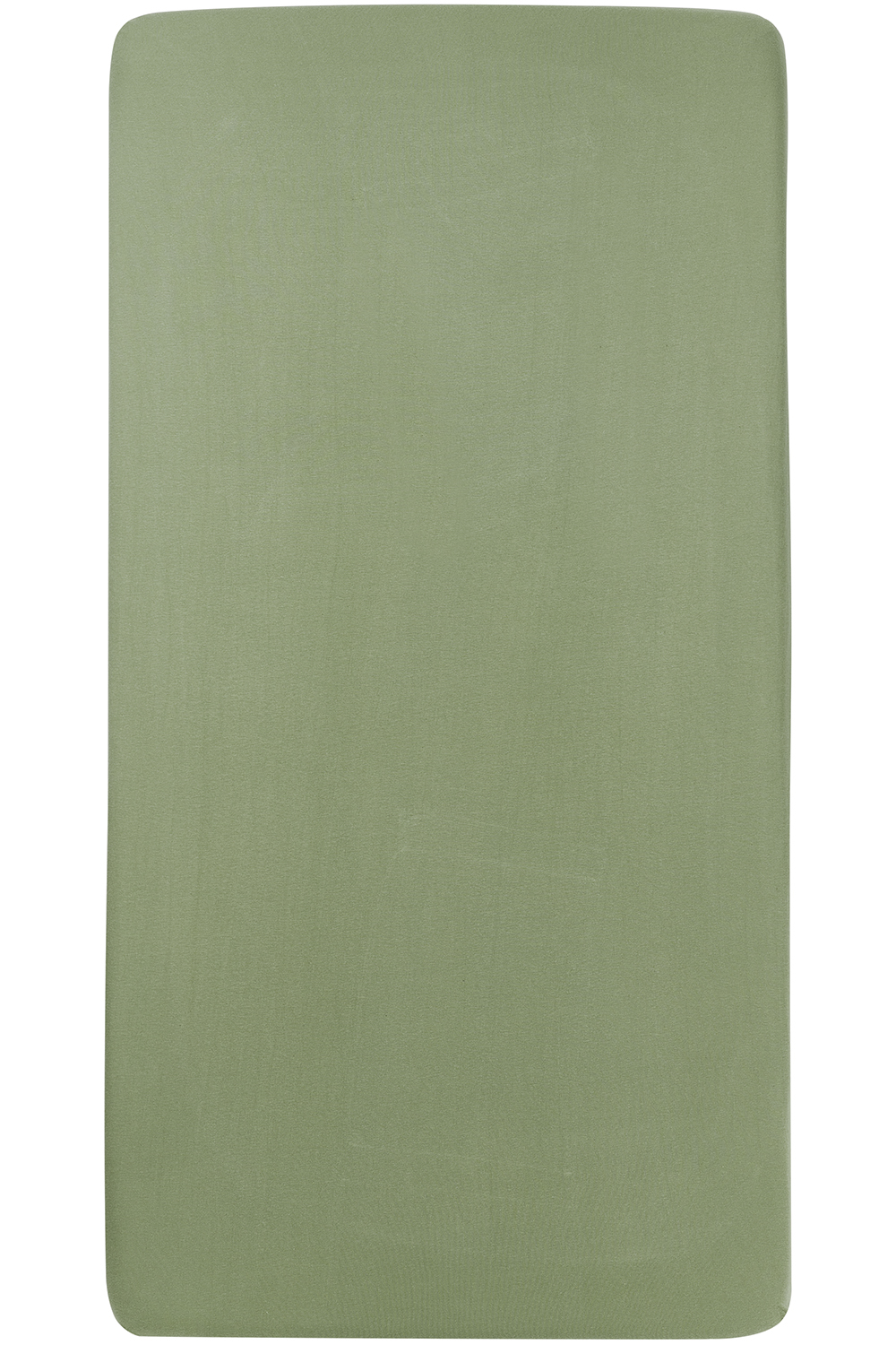 Hoeslaken juniorbed jersey Uni - olive green - 70x140/150cm