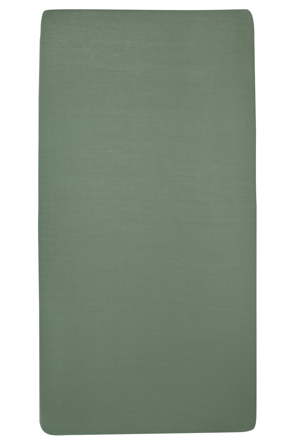 Hoeslaken eenpersoonsbed Uni - forest green - 90x210/220cm