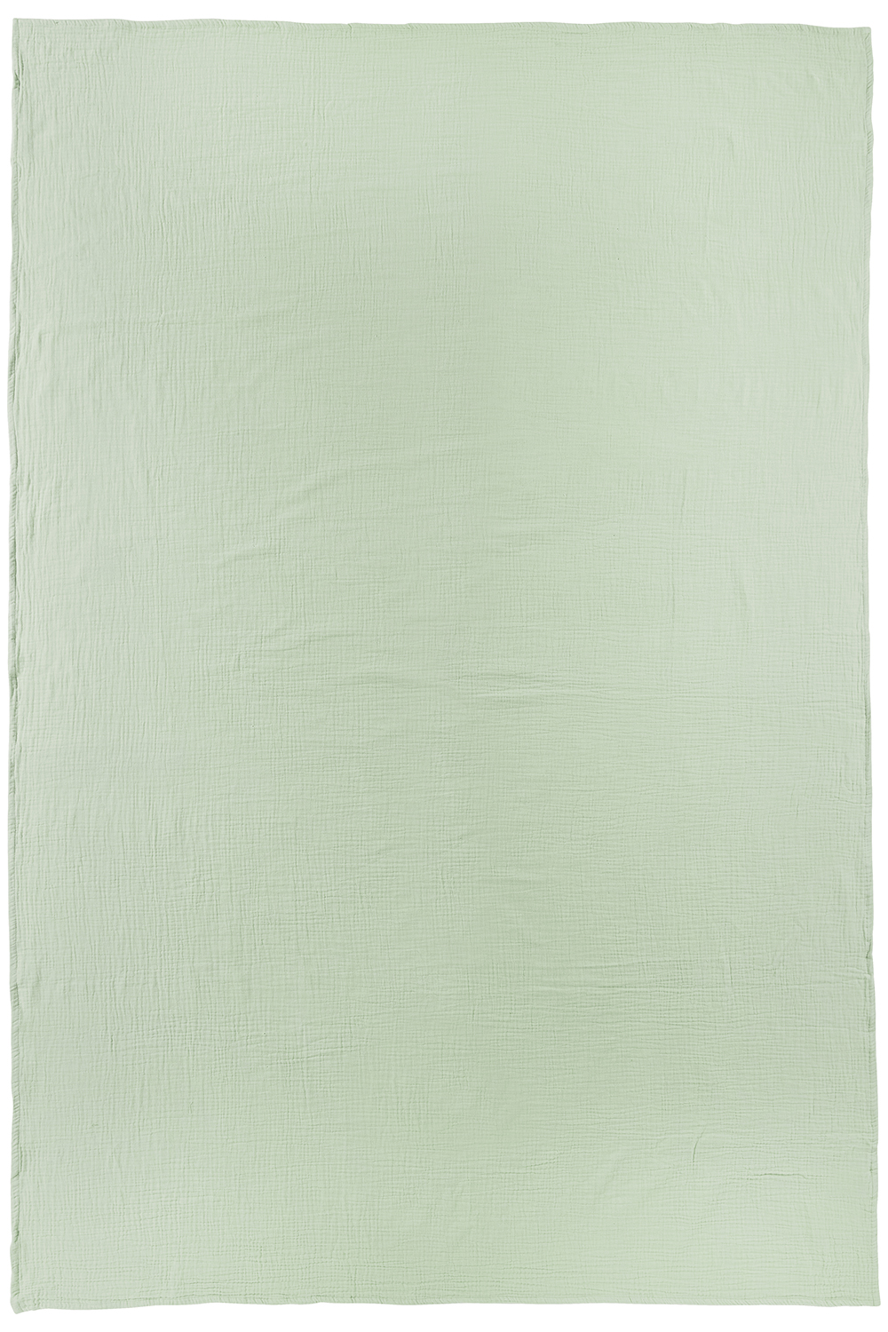 Deken pre-washed hydrofiel Uni - soft green - 140x200cm