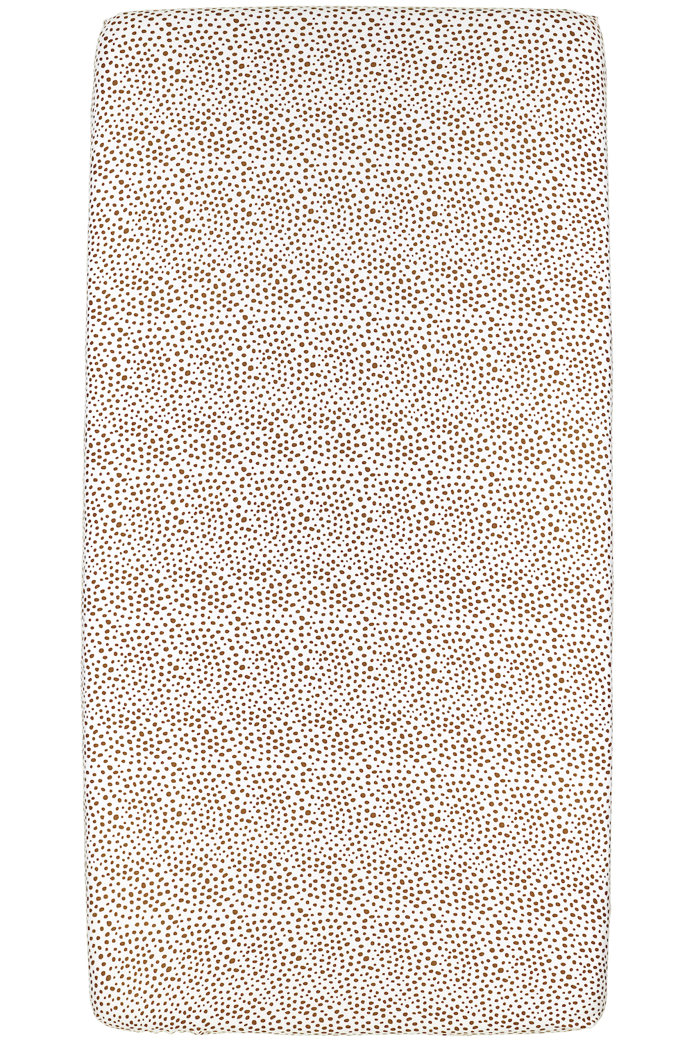 Hoeslaken eenpersoonsbed Cheetah - camel - 90x200cm